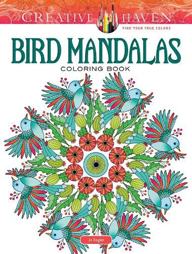 Cover image for Creative Haven Bird Mandalas Coloring Book