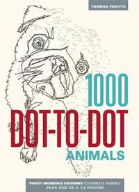 Cover image for 1000 Dot-To-Dot: Animals