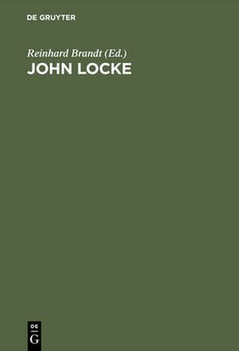 Cover image for John Locke: Symposium Wolfenbuttel 1979