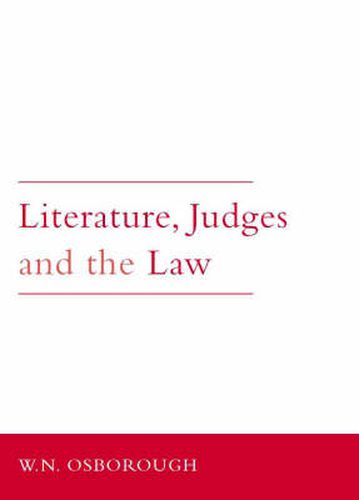 Cover image for Literature, Judges and the Law