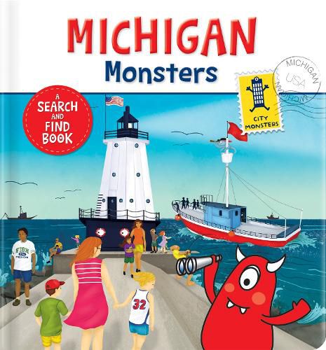 Cover image for Michigan Monsters: A Search and Find Book