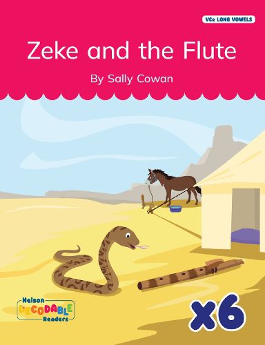Cover image for Zeke and the Flute x 6 (VCe Long Vowels)