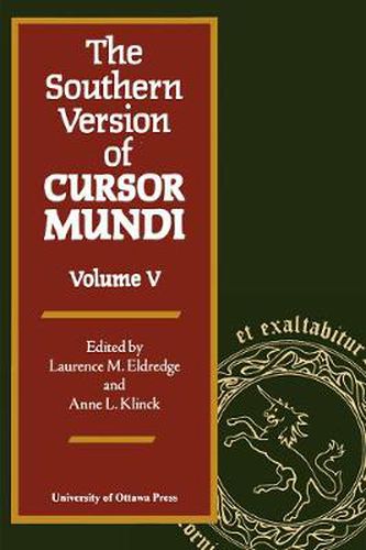 Cover image for The Southern Version of Cursor Mundi, Vol. V