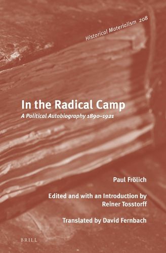 Cover image for In the Radical Camp: A Political Autobiography 1890-1921