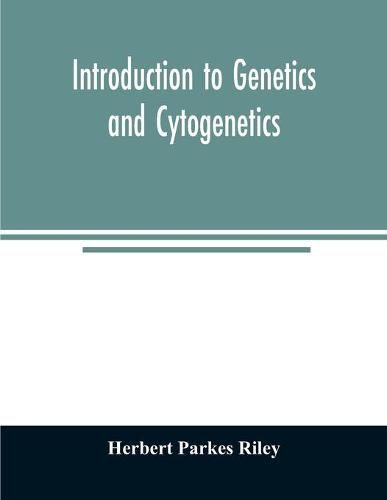 Cover image for Introduction to genetics and cytogenetics