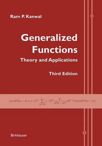 Cover image for Generalized Functions: Theory and Applications