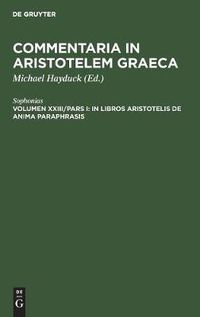 Cover image for In libros Aristotelis De Anima paraphrasis