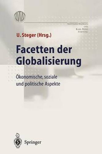 Cover image for Facetten der Globalisierung: OEkonomische, soziale und politische Aspekte