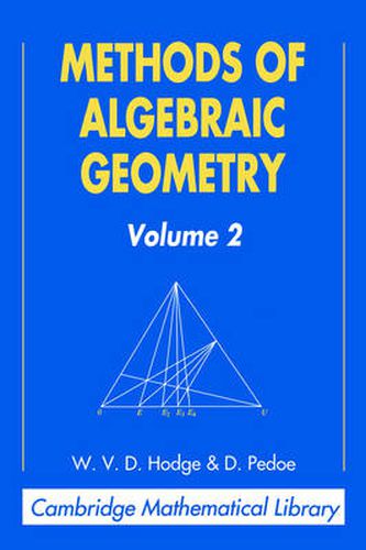 Cover image for Methods of Algebraic Geometry: Volume 2