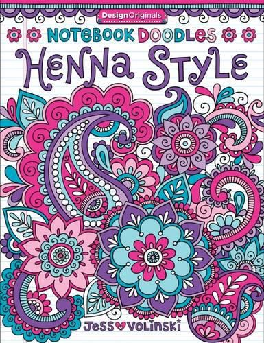 Notebook Doodles Henna Style: Coloring & Activity Book