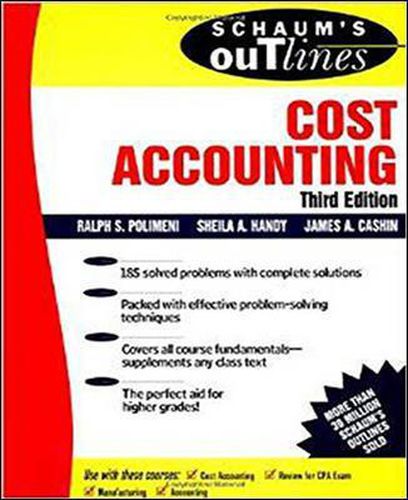 Cover image for Schaum's Outline of Cost Accounting, 3rd, Including 185 Solved Problems