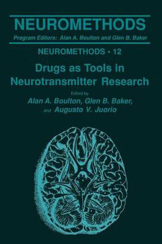 Cover image for Drugs as Tools in Neurotransmitter Research