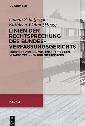 Cover image for Linien der Rechtsprechung des Bundesverfassungs-gerichts