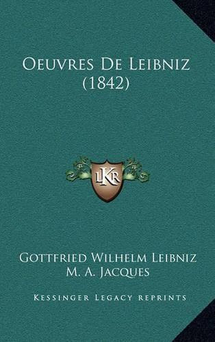 Cover image for Oeuvres de Leibniz (1842)