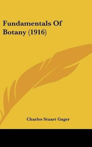 Fundamentals of Botany (1916)