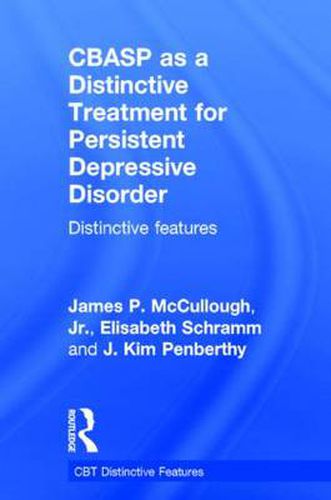 Cover image for CBASP as a Distinctive Treatment for Persistent Depressive Disorder: Distinctive features