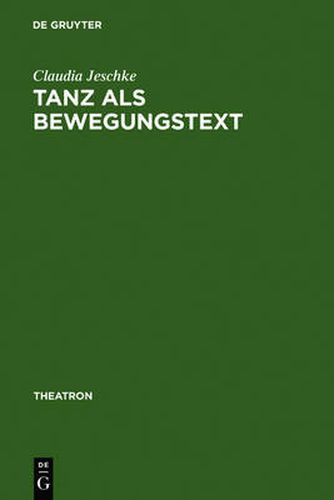 Cover image for Tanz als BewegungsText
