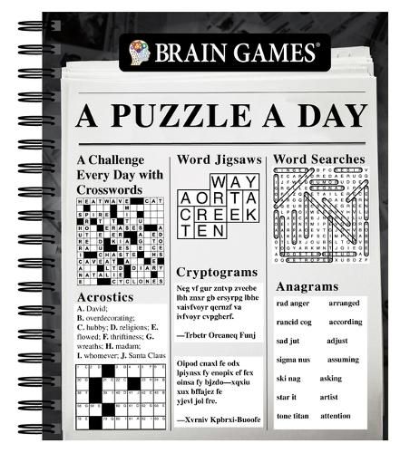 Cover image for Brain Games - A Puzzle a Day