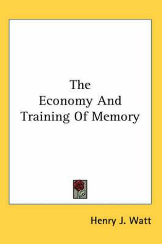 Cover image for The Economy and Training of Memory