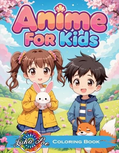 Cover image for Anime Coloring Book for Kids