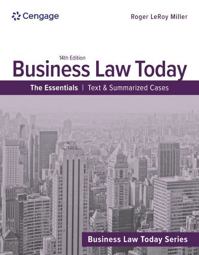 Cover image for Business Law Today, The Essentials