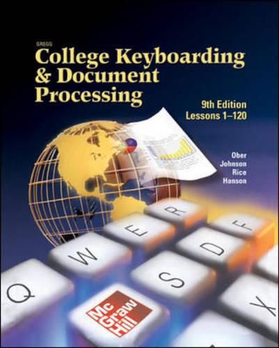 Cover image for Gregg College Keyboarding and Document Processing (GDP), Take Home Version, Kit 3 for Word 2003 (Lessons 1-120)