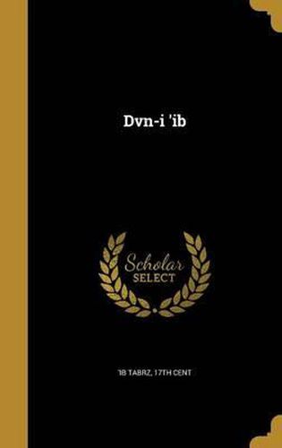 Cover image for Dvn-I 'ib