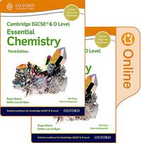 Cover image for Cambridge IGCSE (R) & O Level Essential Chemistry: Print and Enhanced Online Student Book Pack Third Edition