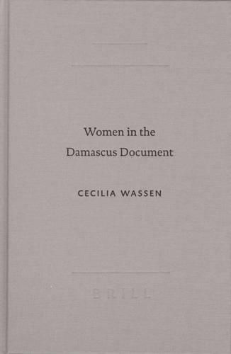 Cover image for Women in the Damascus Document