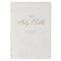 Cover image for KJV Bible Super Giant Print Faux Leather White