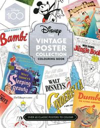 Cover image for Disney The Vintage Poster Collection Colouring Book