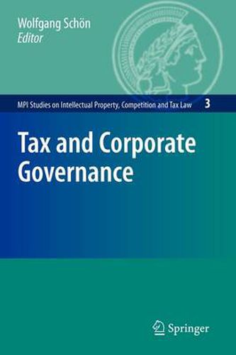 Cover image for Tax and Corporate Governance