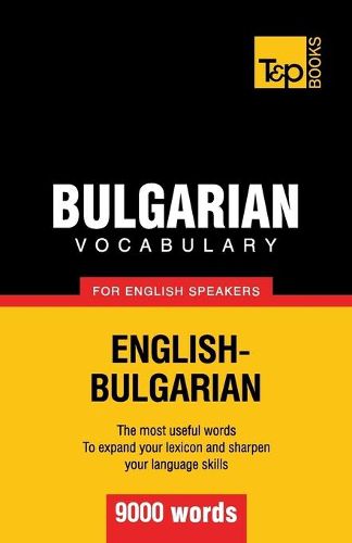 Cover image for Bulgarian vocabulary for English speakers - 9000 words