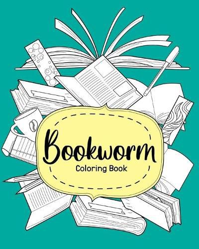Cover image for Bookworm Coloring Book