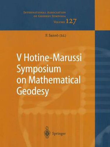 Cover image for V Hotine-Marussi Symposium on Mathematical Geodesy: Matera, Italy June 17-21, 2003