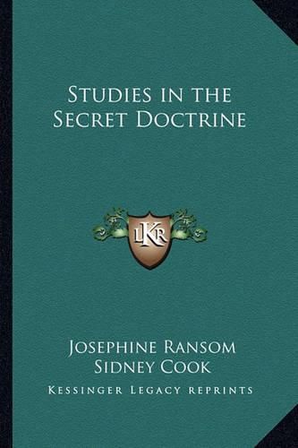 Cover image for Studies in the Secret Doctrine