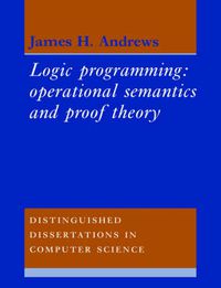 Cover image for Logic Programming: Operational Semantics and Proof Theory