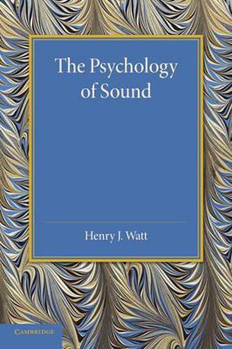 Cover image for The Psychology of Sound