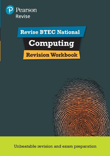 Cover image for Pearson REVISE BTEC National Computing Revision Workbook: for home learning, 2022 and 2023 assessments and exams
