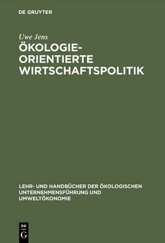 Cover image for OEkologieorientierte Wirtschaftspolitik