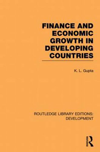 Cover image for Finance and Economic Growth in Developing Countries