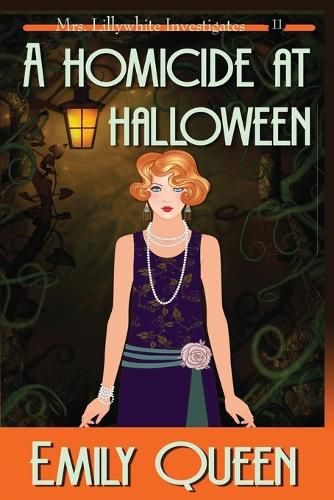 Cover image for A Homicide at Halloween (Large Print)