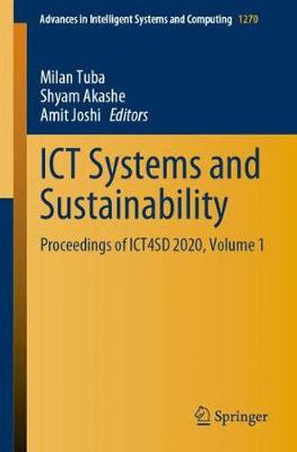 Cover image for ICT Systems and Sustainability: Proceedings of ICT4SD 2020, Volume 1