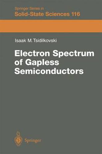 Cover image for Electron Spectrum of Gapless Semiconductors