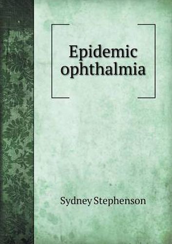 Cover image for Epidemic Ophthalmia