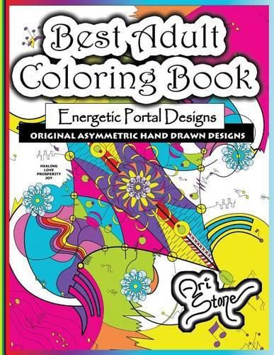 Cover image for Best Adult Coloring Book: Energetic Portal Designs