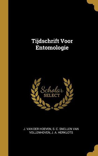 Cover image for Tijdschrift Voor Entomologie