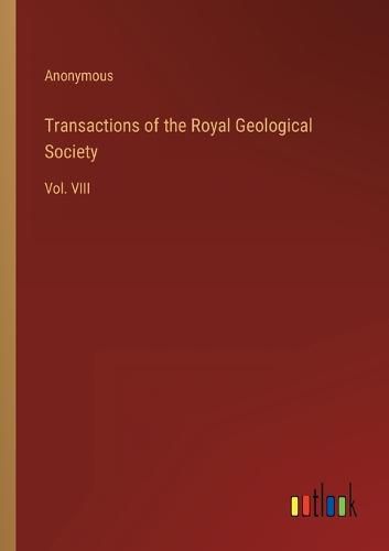 Cover image for Transactions of the Royal Geological Society