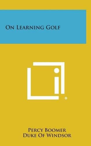 Cover image for On Learning Golf