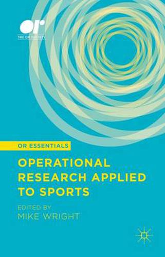 Cover image for Operational Research Applied to Sports